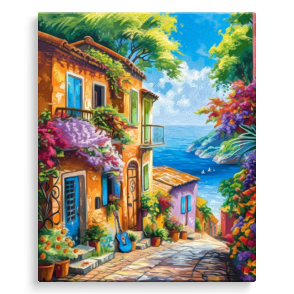 Art Craft Gifts For Adults - 2026-Paint By Numbers Scenery For Adults