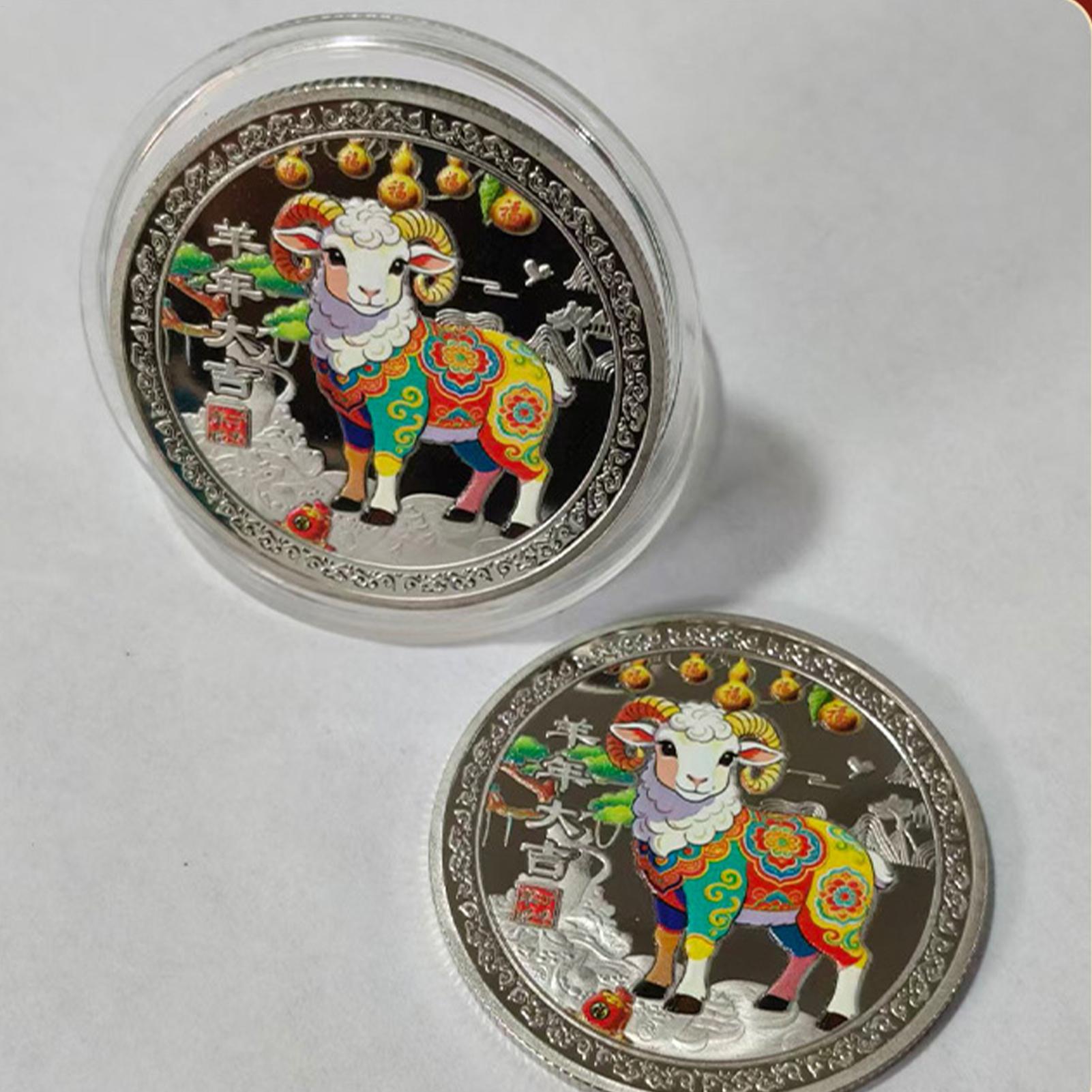 Art Craft Easter - Year Of The Goat Souvenir Coin