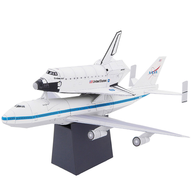 Art Craft Center - Boeing 747 Shuttle Carrier Aircraft Folding