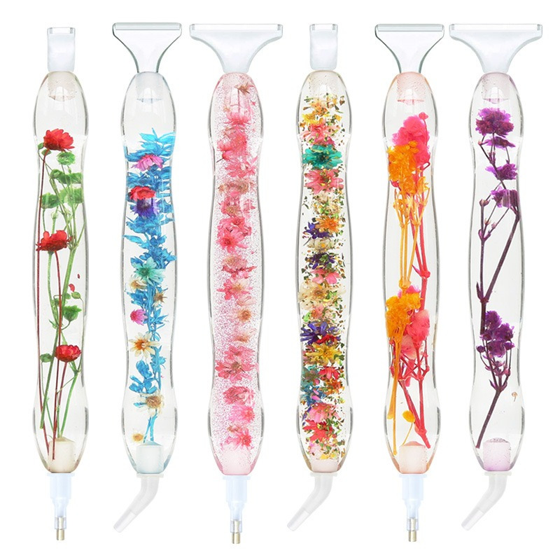 Art Craft And Design - 1set Flower Design Resin 5D Diamond