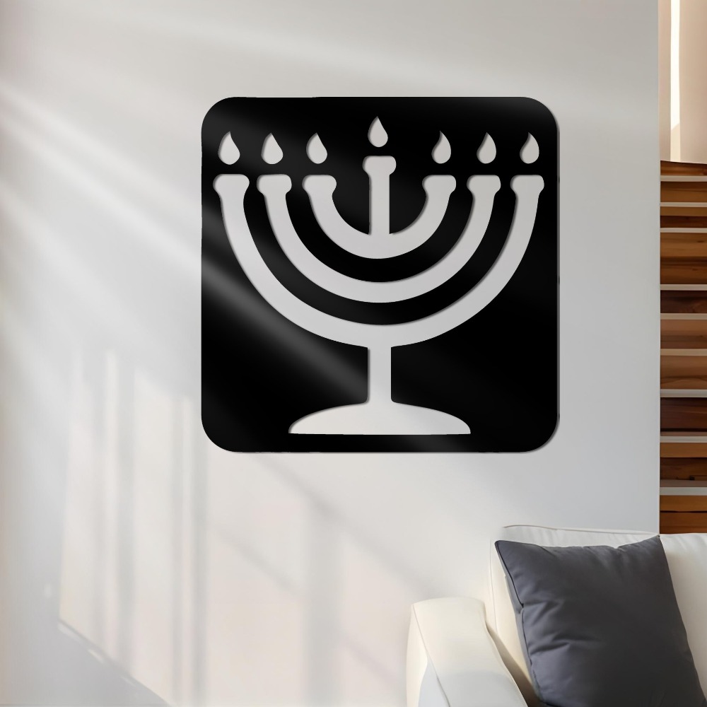 Art & Craft Paper Quilling - CIFBUY Iron Wall Art Vintage Menorah