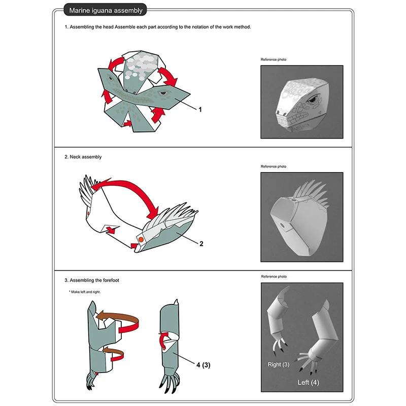 Marine Iguana Origami Art Mini - Art Craft Center 评论和价格