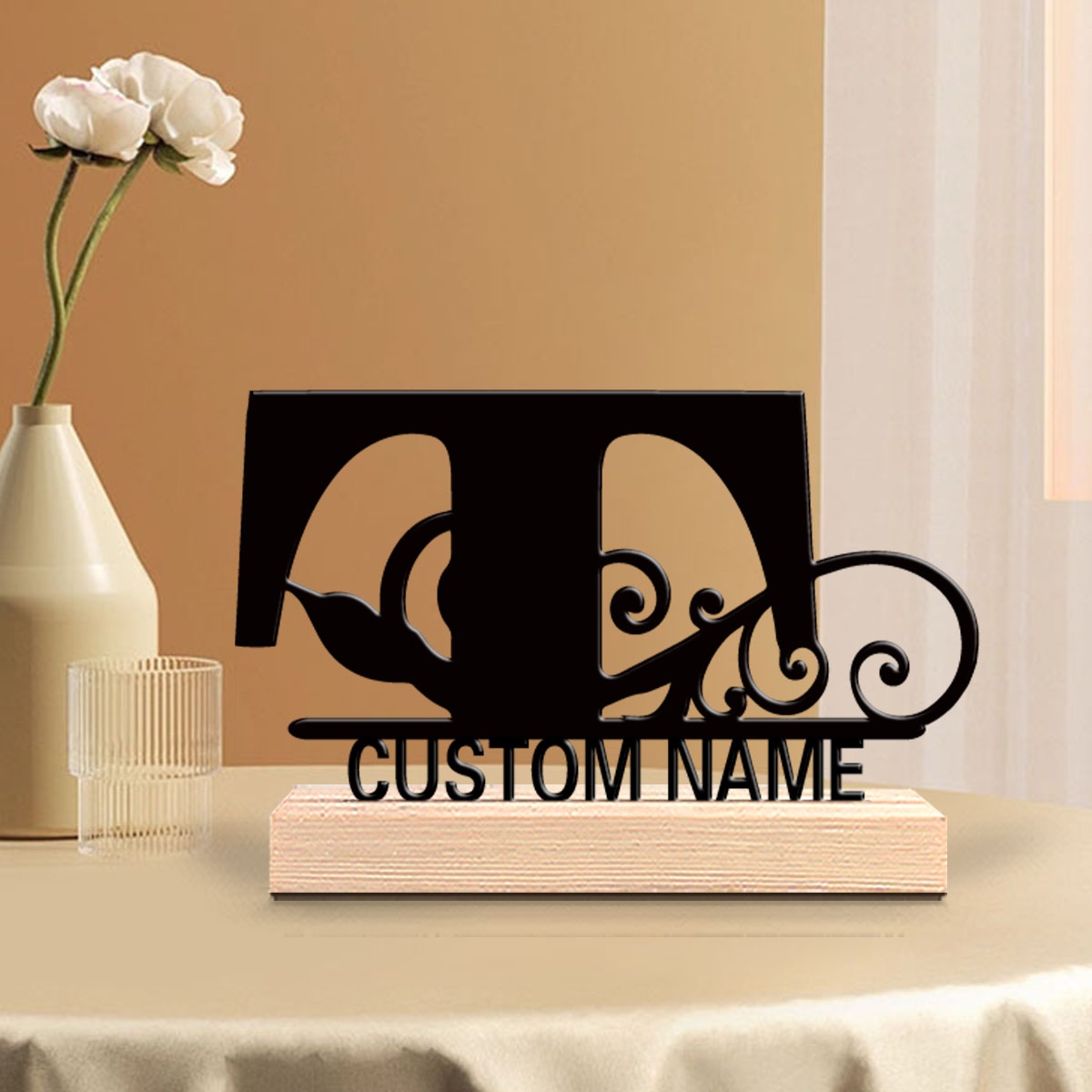 1pc Creative T Custom Letter M - Art Craft Letter T 评论和价格