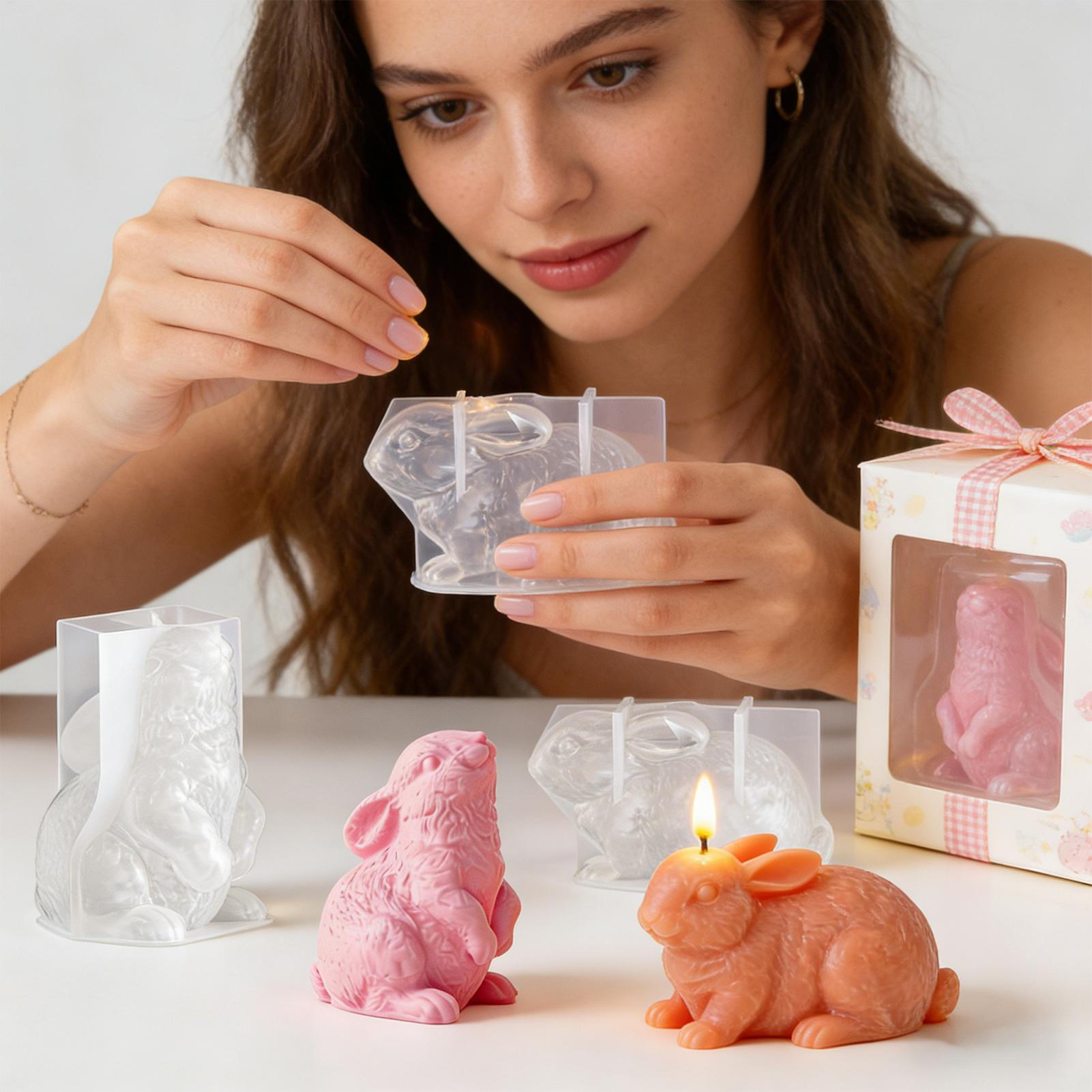 Bunny Silicone Mold 3D Craftin - Art Craft Easter 评论和价格