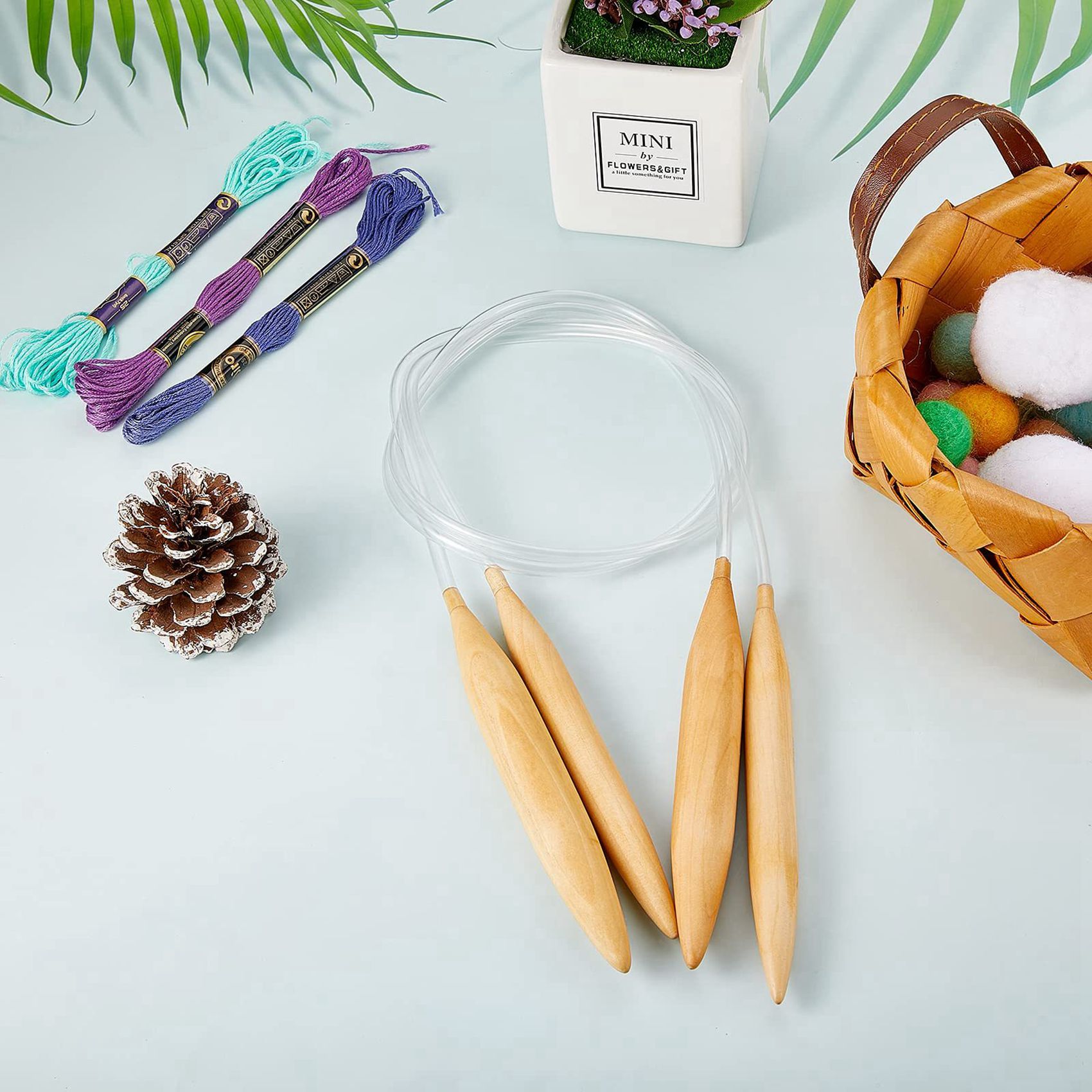 Professional 6X Bamboo Circula - Knitting Needle Circular 评论和价格