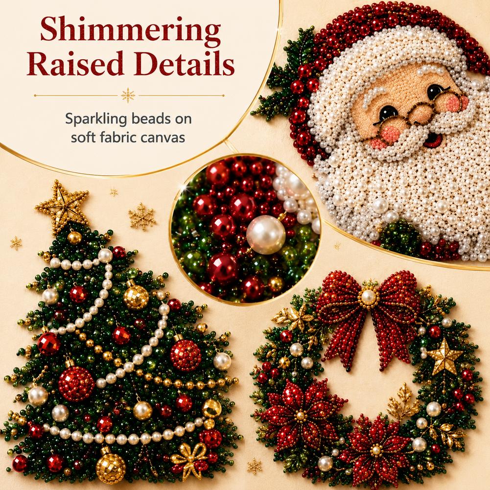 Christmas Santa Claus Pearl Ar - Art Craft For Adults 评论和价格