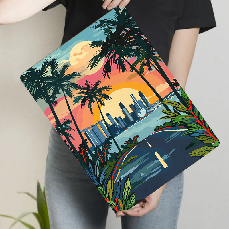 Tropical Sunset Singapore Skyl - Art Craft Definition 评论和价格