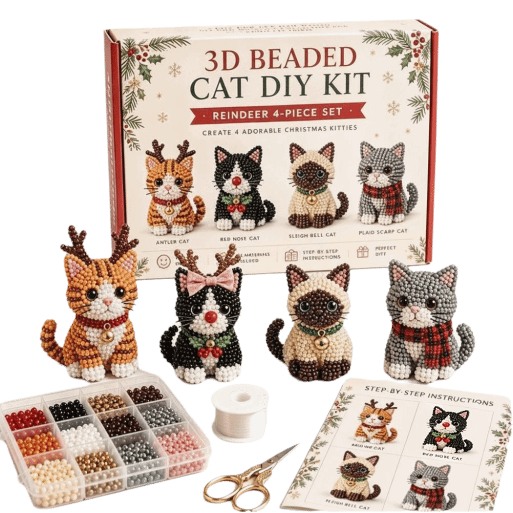 Tiny Beads 3D Beaded Animal Ki - Art Craft And Design 评论和价格
