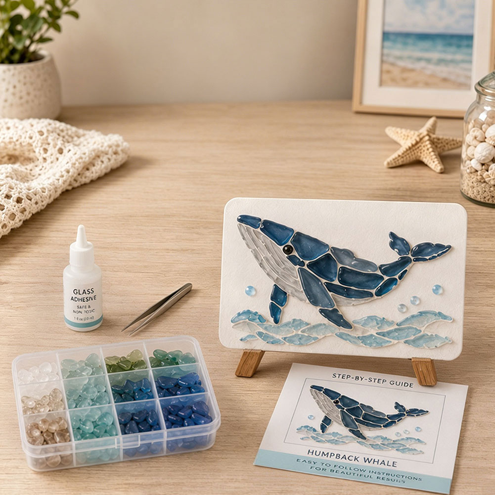 DIY Sea Glass Art Kit Sea Glas - Art Craft Gifts For Adults 评论和价格