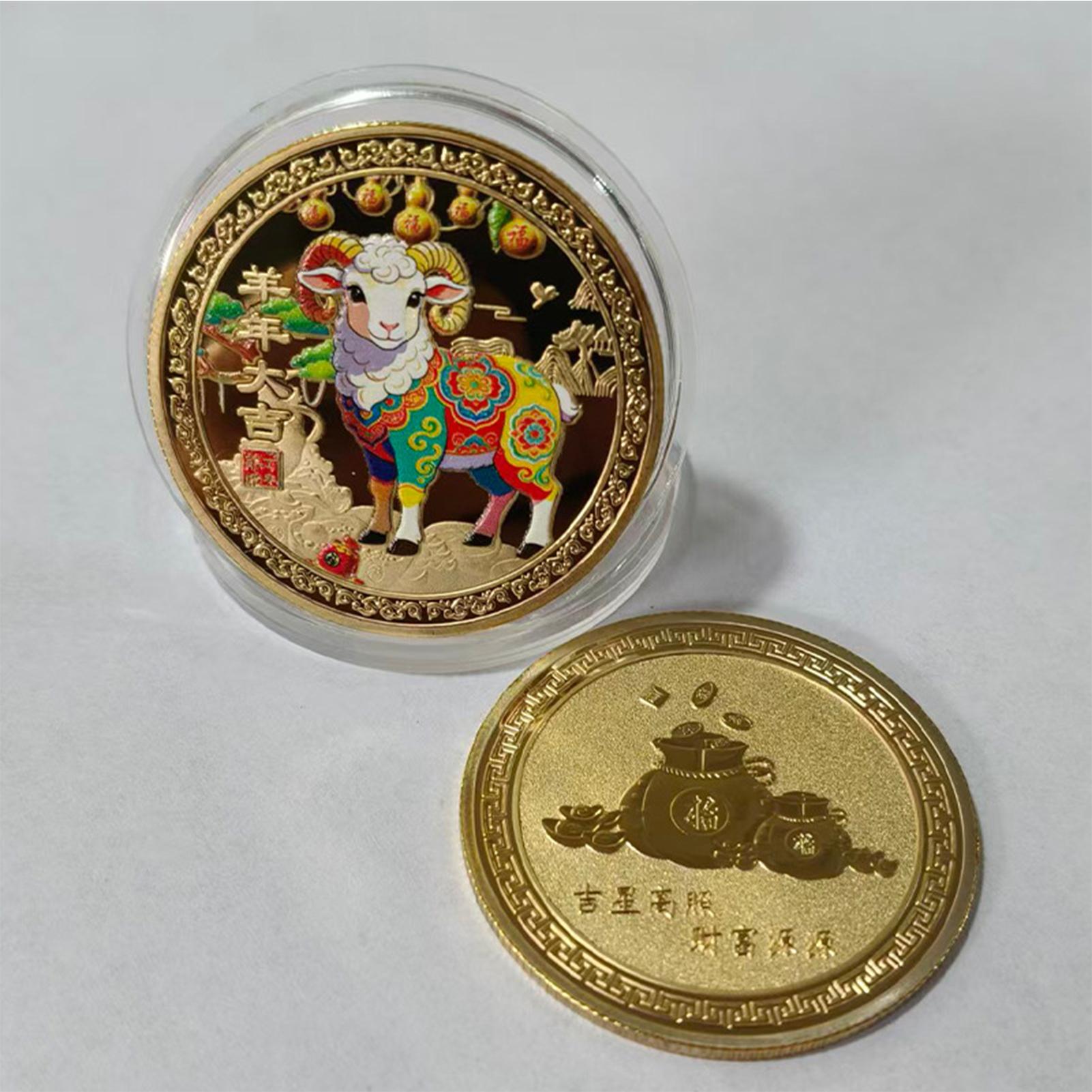Year Of The Goat Souvenir Coin - Art Craft Easter 评论和价格