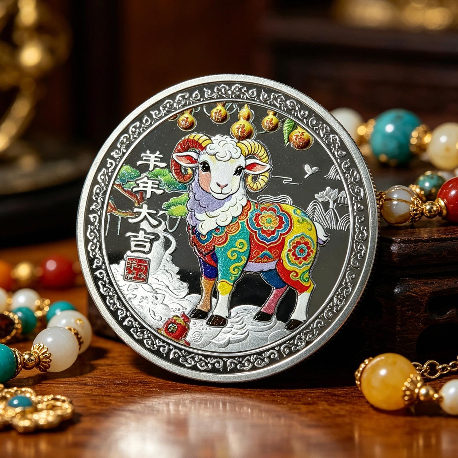 Year Of The Goat Souvenir Coin - Art Craft Easter 评论和价格