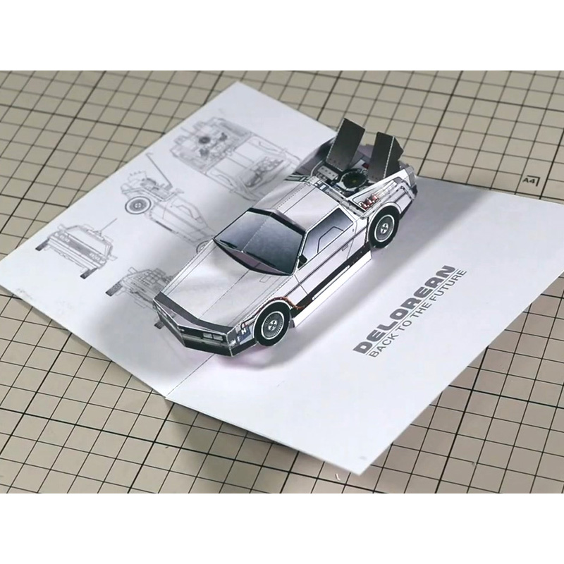 Back To The Future POP-UP Card - Art Craft Center 评论和价格