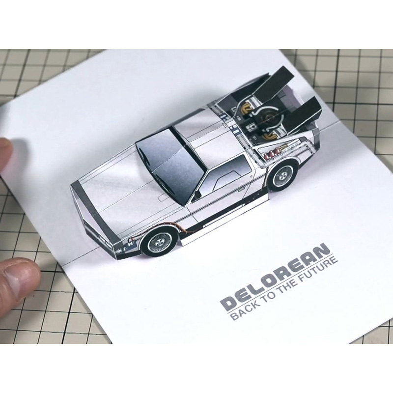 Back To The Future POP-UP Card - Art Craft Center 评论和价格