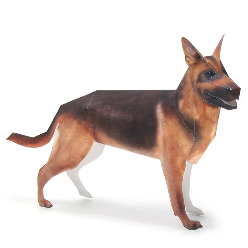 German Shepherd Dog Origami Ar - Art Craft Center 评论和价格