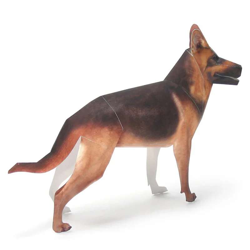 German Shepherd Dog Origami Ar - Art Craft Center 评论和价格