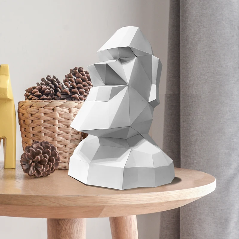 Large Size Easter Island Moai  - Art Craft Easter 评论和价格
