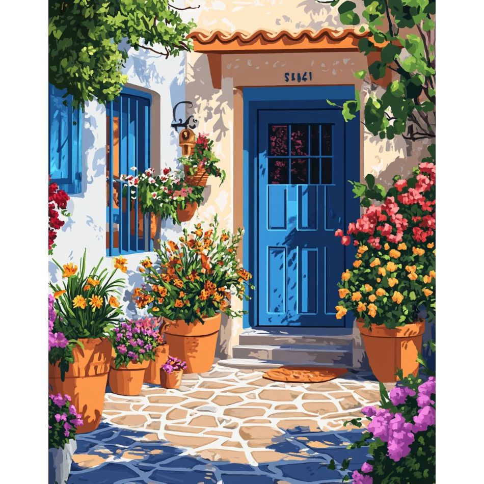 RUOPOTY The Blue Door Diamond  - Art Craft Ideas For Adults 评论和价格