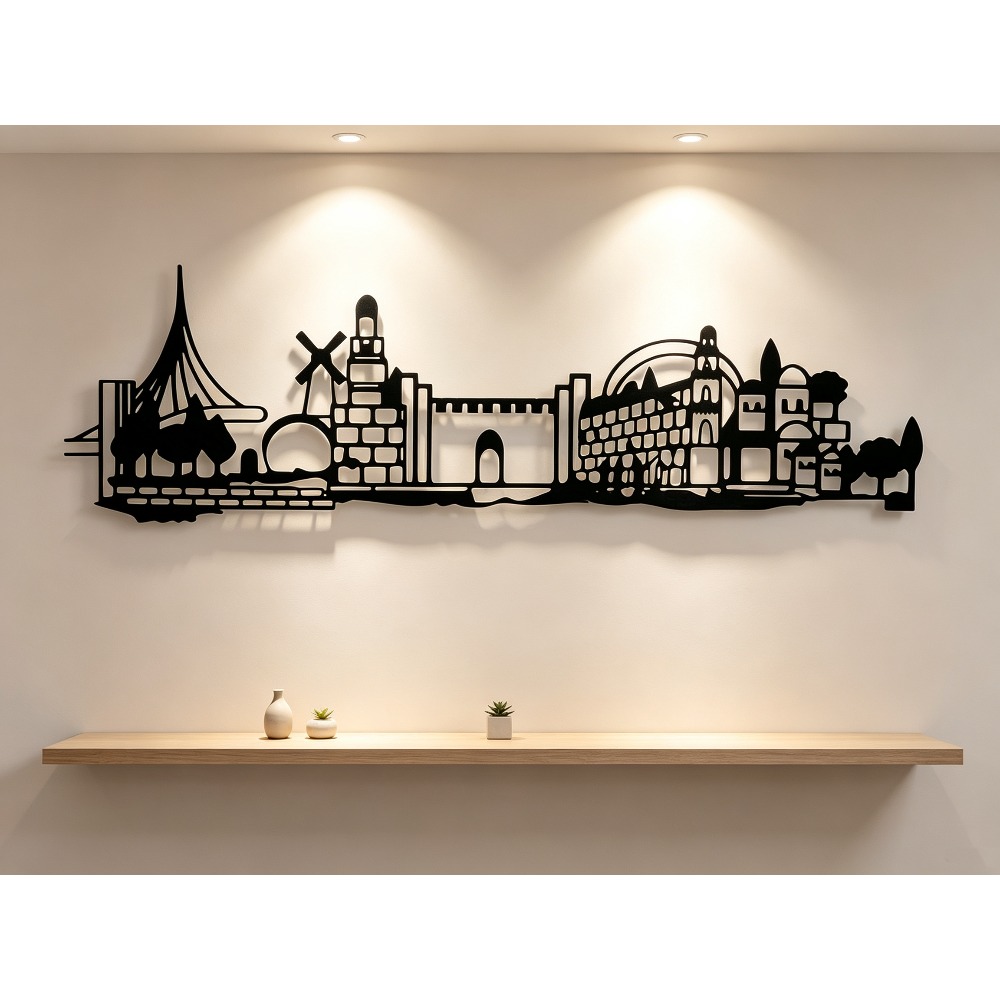CIFBUY Metal Wall Art Jerusale - Art & Craft Paper Quilling 评论和价格