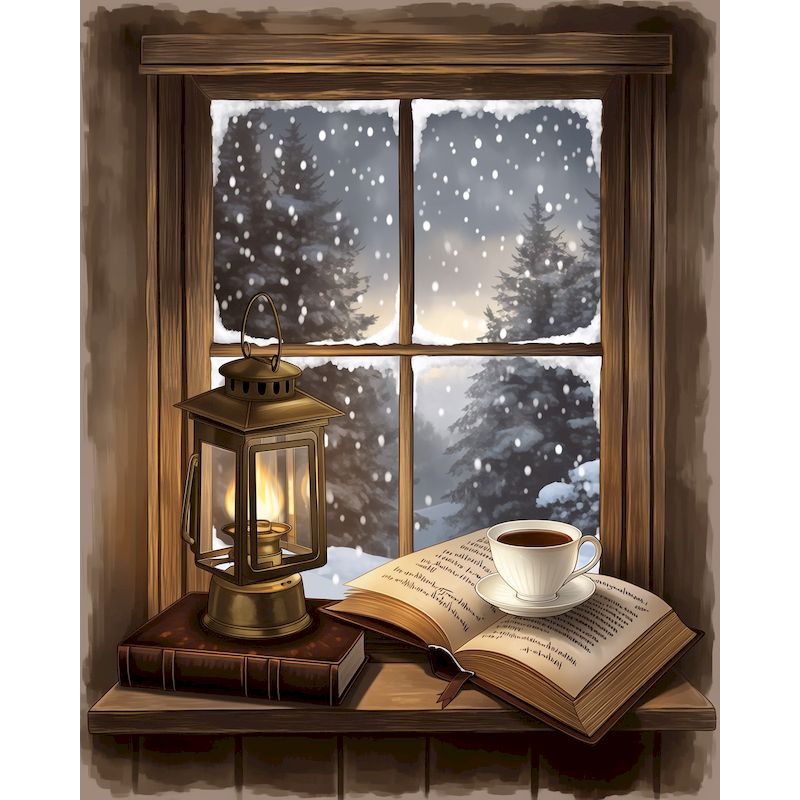 GATYZTORY Winter Painting By N - Art Craft Ideas For Adults 评论和价格
