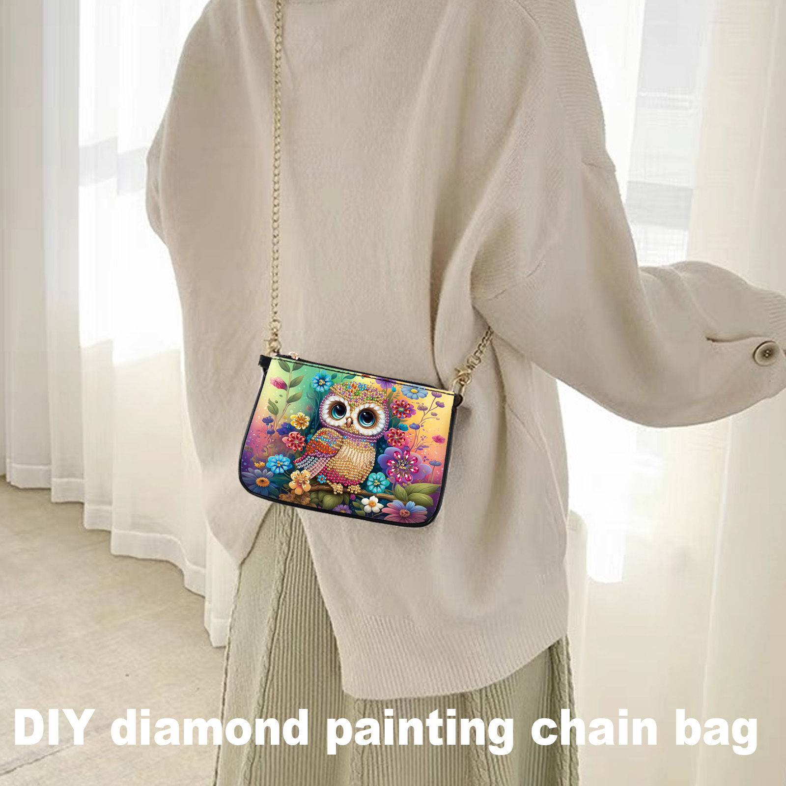 Colorful Owl Diamond Art Paint - Art Craft For Adults 评论和价格