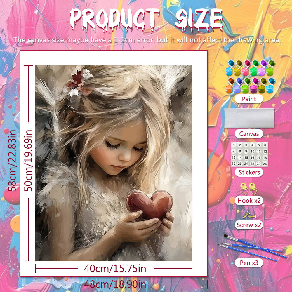 Drawing By Numbers Girl Portra - Art Craft Gifts For Adults 评论和价格