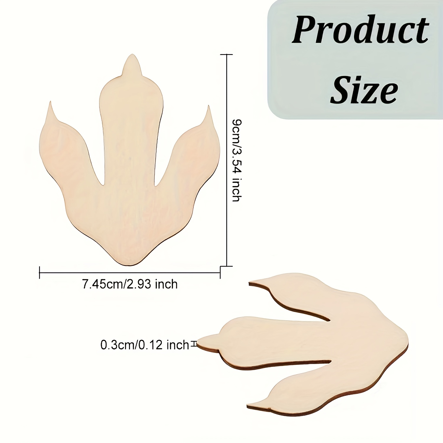 10/20 Pieces Wooden Dinosaur F - Art Craft Dinosaur 评论和价格