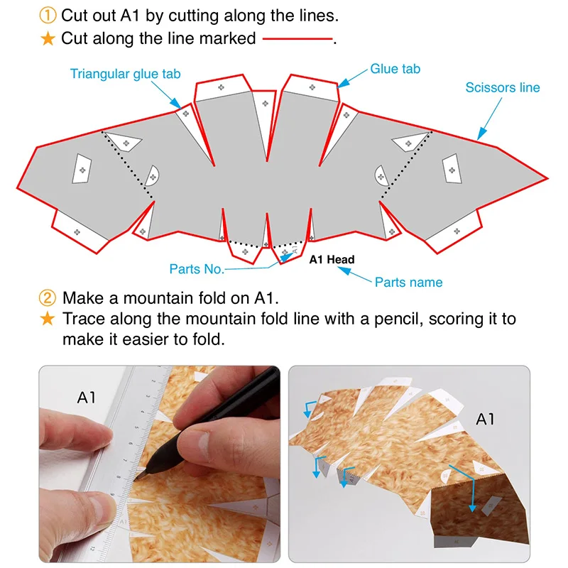 Toy Poodle Dog Folding Origami - Art Craft Center 评论和价格