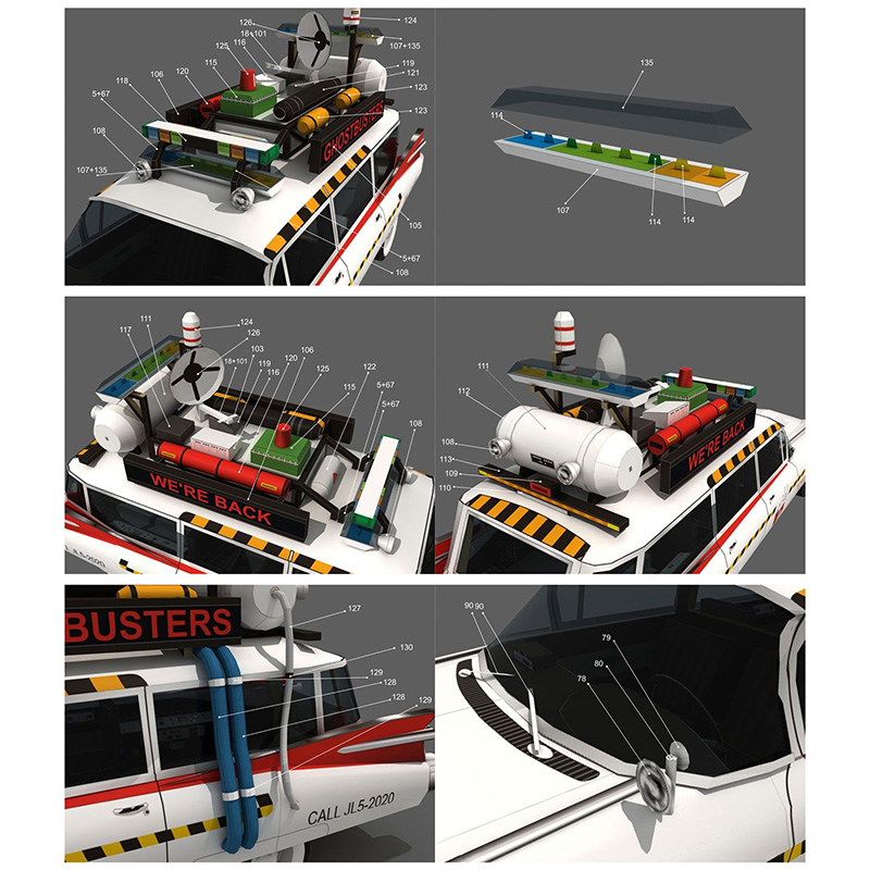 Ghostbusters Car Ecto-1A 1:20  - Art Craft Center 评论和价格