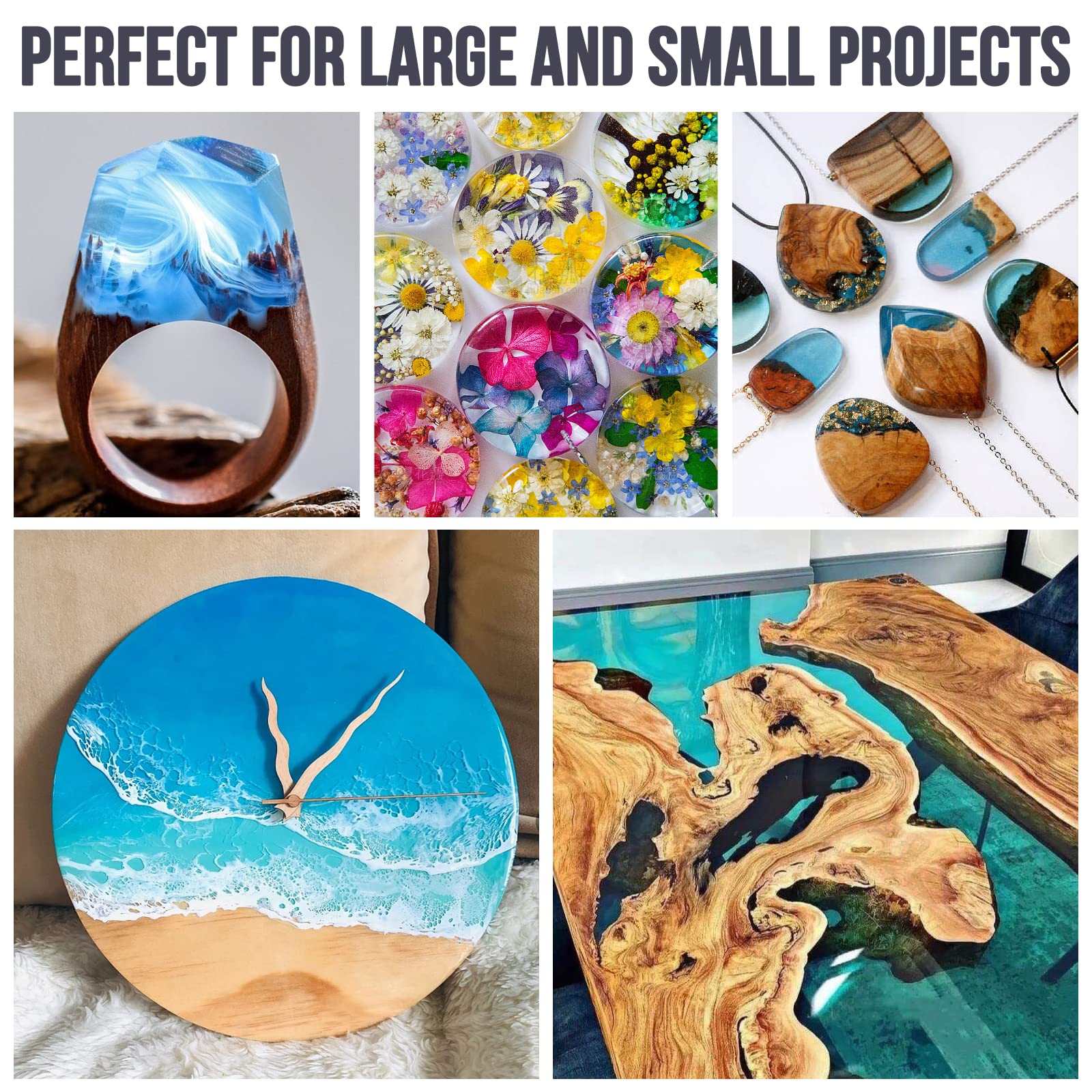 Epoxy Resin Kits Set, Art Kit  - Art Craft Gifts For Adults 评论和价格