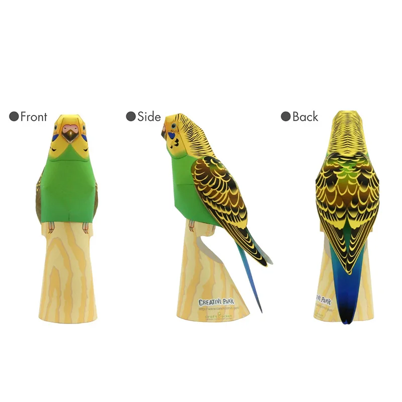 Budgerigar Parrot Bird Handmad - Art Craft Center 评论和价格