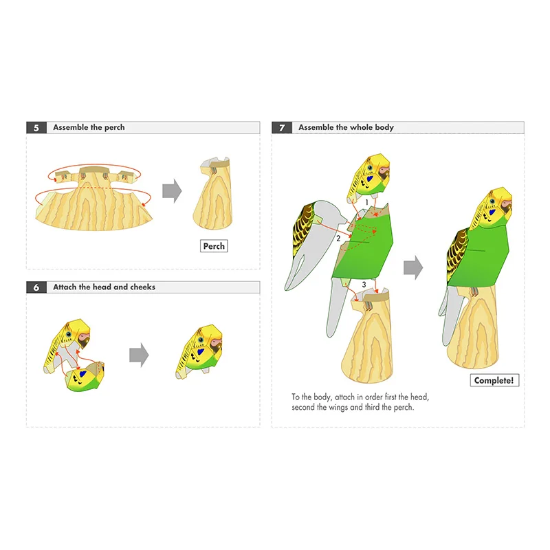 Budgerigar Parrot Bird Handmad - Art Craft Center 评论和价格