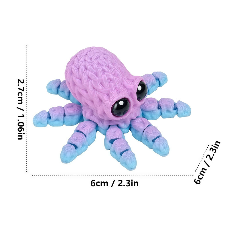 Adorable 3D Printed Octopus Fr - Art Craft Easter 评论和价格