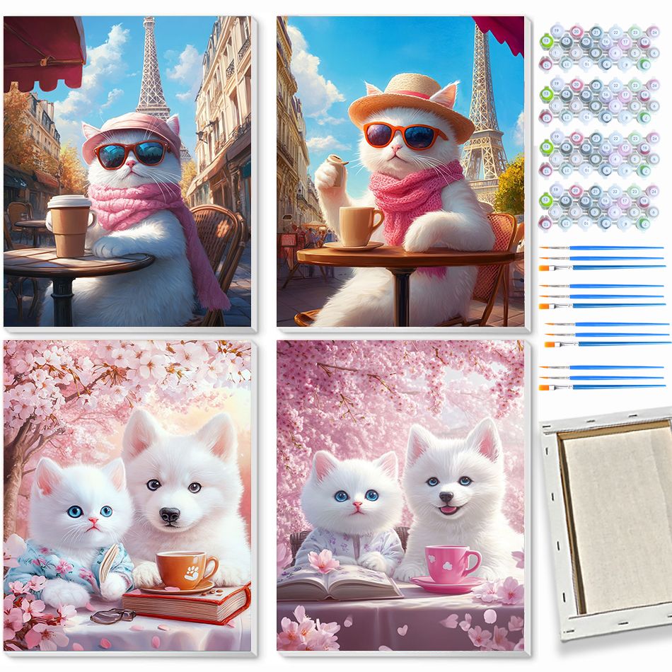 CHENISTORY cute pet Paint By N - Art Craft Ideas For Adults 评论和价格