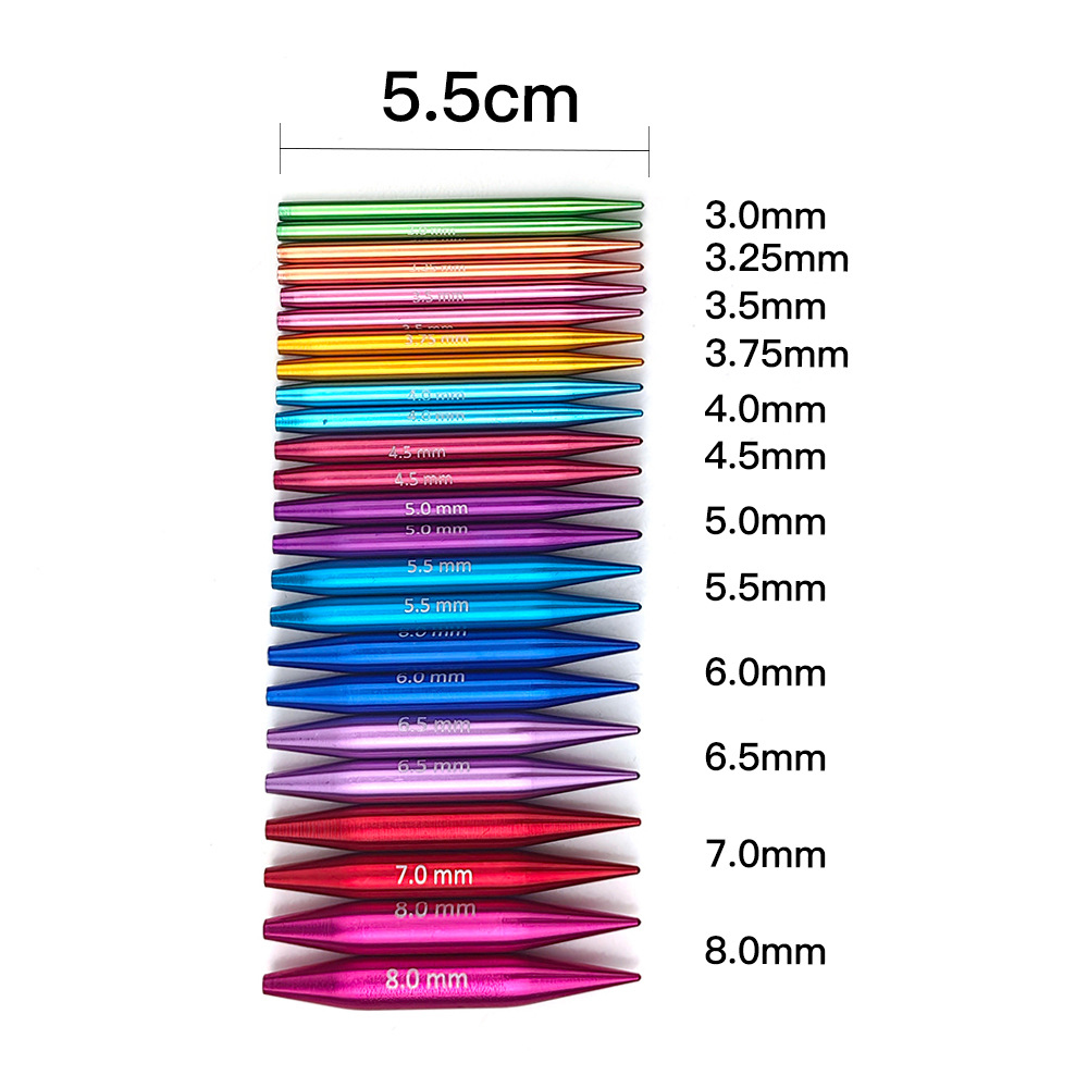 12 Pairs Interchangeable Circu - Knitting Needle Circular 评论和价格