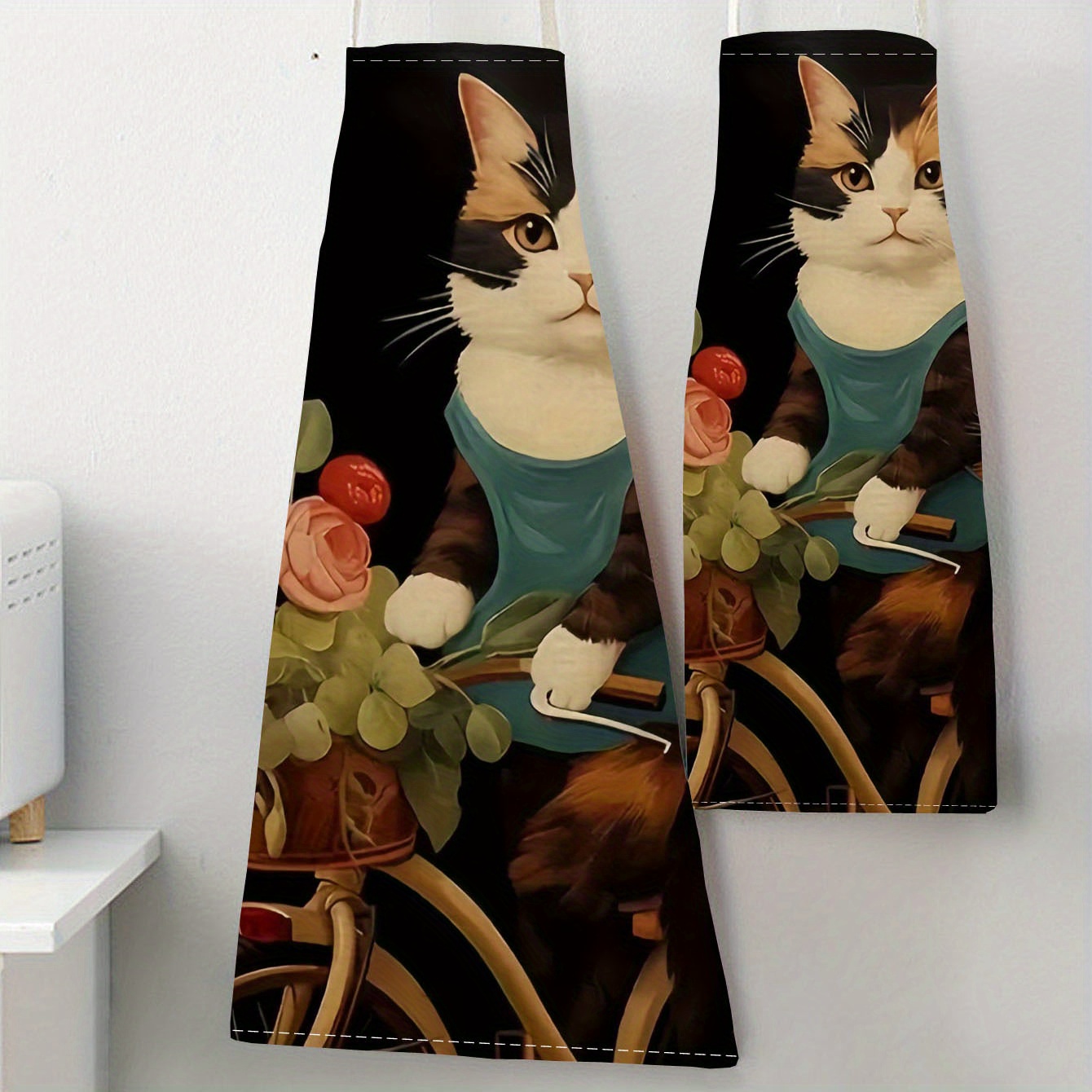 Linen Apron Funny Cat Sunglass - Art And Craft Sunglasses 评论和价格