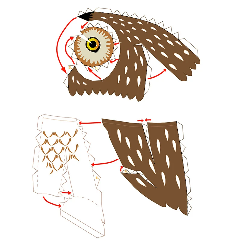Little Owl Origami Art Mini 3D - Art Craft Center 评论和价格