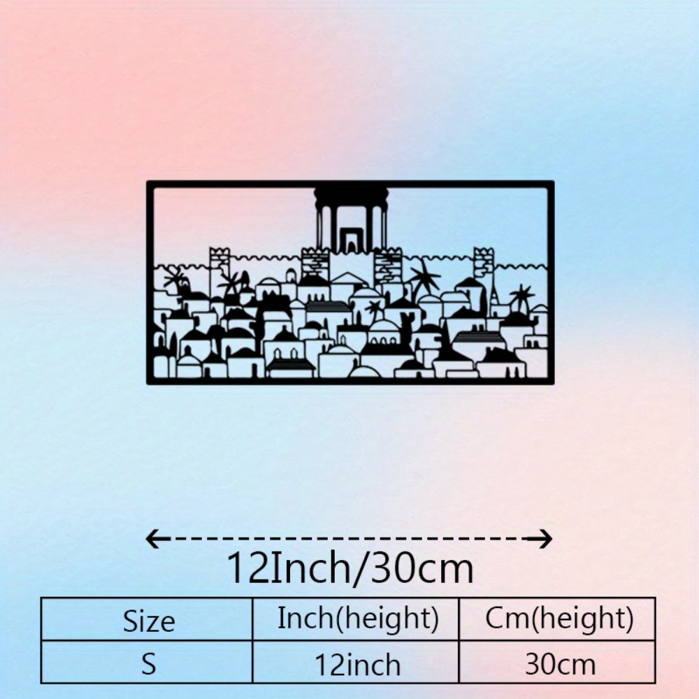 CIFBUY Metal Wall Art Jerusale - Art & Craft Tape 评论和价格